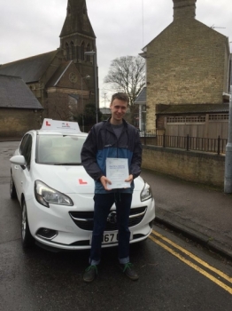 Congratulations to Bill Duffy from Cambridge who passed on the 31-1-18 after taking driving lessons with MRL Driving School