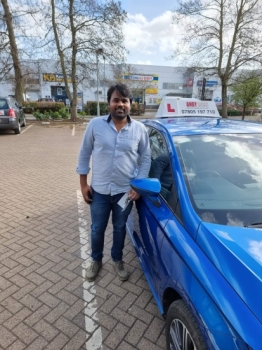 Congratulations to Dharma Bommi who passed his driving test 1st time in Cambridge on the 13-3-23 after taking driving lessons with MR.L Driving School. <br />
<br />
#mrldrivingschool <br />
www.mrldrivingschool.co.uk