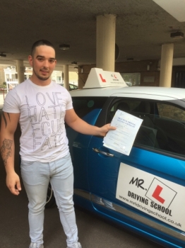 Congratulations to Alex Salajan from Newmarket who passed 1st time in Cambridge on the 5-5-17 after taking driving lessons with MRL Driving School
