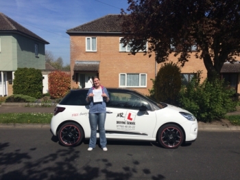 Congratulations to Clare from Newmarket who passed 1st time in Cambridge on the 5-5-16 after taking driving lessons with MRL Driving School