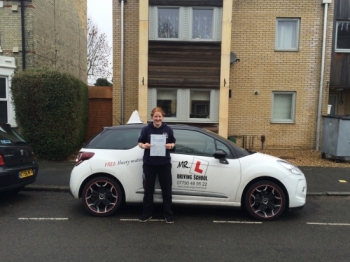 Congratulations to Lil Scott from Cambridge who passed 1st time on the 10-3-16 after taking driving lessons with MRL Driving School