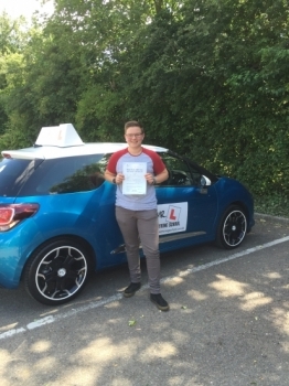 Congratulations to Elliot from Newmarket who passed in Cambridge on the 10-7-16 after taking driving lessons with MRL Driving School